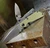 Mick Strider Knives SNG Classic Lego Green G10 3.5" FFG Stonewash Magnacut