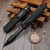 Microtech Dirac Delta Black 3.75" D/E Partial Serrated Tactical 227-2T