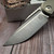 BergBlades Mini Alpha Frame Lock Light Beadblast Ti 3.1" S90V Belt Satin