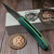BergBlades Mini Alpha Frame Lock Green Stonewash Ti 3.1" S90V Dark Stonewash