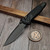 Microtech Socom Ram-Lok Black Shadow Aluminum Frag 4.00" S/E DLC 160RL-1DLCTFRSH - Preowned