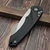 Heretic Mini Pariah Auto Single Edge Black Stonewash Standard H054-2A - Preowned