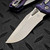 Microtech Amphibian Mini Ram-Lok Galactic Purple Frag Titanium 3.25" S/E Stonewash Blue Ti Accent Marfione Select 137MRL-10FRMS16