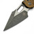Microtech Stitch Ram-Lok Tan Frag Aluminum 3.7" S/E Apocalyptic 169RL-10APFRTA