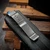 Marfione Custom/Sean Marfione Scarab II Gen III Hellhound T/E Mirror Polish Carbon Fiber Inlays Blue Ti HW