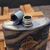 Marfione Custom Sean Dagger Long Flask Tiger Stripe Black Anodized Titanium