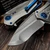 Marfione Custom/Sean Marfione Starlord Stonewash Slum Grind Stonewash Finish Stonewash Titanium w/Blue Ti Accent