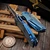 Marfione Custom/Sean Marfione Starlord Stonewash Arctic Blue Stonewash Titanium w/Blue Ti Accent