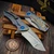 Marfione Custom/Sean Marfione Starlord Stonewash Flamed Titanium w/Blue Ti Accent