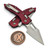 Microtech M-Stitch Ram-Lok Manual Merlot Frag 3.0" S/E Stonewash 169MRL-10FRMR