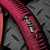 Bastinelli Knives Reapertac Scythe Black G10 6.7" Red Twist Wrap + Menuki