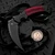 Bastinelli Knives Grumpy Black G10 5"" Combo Serrated Red Twist Wrap
