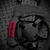 Bastinelli Knives Grumpy Black G10 5"" Combo Serrated Red Twist Wrap