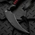 Bastinelli Knives Reapertac Scythe Black G10 6.7" Black Tsuka Wrap + Red Stingray Inlay