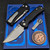 Chaves Knives Redencion Street X-Lock with Black handle and  3.25" D2 Stonewash Tanto Blade on EDC Lifestyle