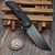 Pro-Tech Knives Mordax Nexus Textured Black Button Lock Flipper W/ Black Lip Pearl Button 3.5" Antique PVD Magnacut CCKS 2026