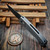 Pro-Tech Knives Brend Classic Auto Grey Diamond Texture W/ Black Lip Pearl Button 3.35" DLC Magnacut