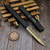 Microtech Marfione Select Nemesis IV 1152-13MS1 4.4" D/E Bronze Antique Green Titanium Accents Bronze Titanium