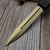 Microtech Marfione Select Nemesis IV 1152-13MS2 4.4" D/E Bronze Antique Denim Titanium Accents Bronze Titanium