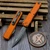 Microtech UTX-70 Orange 2.5" D/E Apocalyptic 11474-10APOR