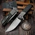 Custom Knife Factory CKF Pavel Pozdnyakov Trueman Liner Lock Flipper PJ  3.55" CKFWashed Drop Point w/Satin Flats