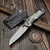 Microtech Marfione Select MSI Mini Fluted Titanium Bronze Accent Partial Serrated 210M-11FLMS2 - Preowned S6 by EDC Lifestyle