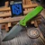 NCC Ragnarok Hawk Toxic Green G10 Harpoon Tanto