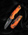 Microtech MSI Orange  G-10 3.85" S/E Full Serrated Stonewash 210-12GTOR By Edc Lifestyle