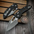 Microtech Stitch Ram-Lok 169RL-10APFLGTBK Fluted Black G-10 Apocalyptic