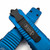 Microtech 142-3BL Combat Troodon Blue Double Edge Full Serrated Black Standard