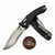 Microtech Amphibian Manual Ram-Lok Black Fluted G-10 3.88" S/E Partial Serrated Stonewash 137RL-11FL By Edc Lifestyle