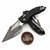 Microtech Stitch Ram-Lok Black Fluted G-10 3.70" S/E Partial Serrated Apocalyptic 169RL-11APFLGTBK by EDC Lifestyle