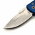 Pro-Tech Knives SBR Short Blade Rockeye Blue Handles, Stonewash Blade S35VN 2.6" Blade, Blasted Hardware LG401-BLUE