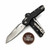 Microtech MSI Ram-Lok Black Fluted G-10 3.85" S/E Partial Serrated Stonewash 210-11FLGTBK By Edc Lifestyle