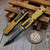 Microtech 225-3TA Tan Dirac Double Edge Full Serrated