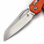 Microtech MSI Ram-Lok S/E Tri-Grip Polymer Orange Stonewash 210T-10PMOR