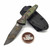 Microtech 113M-1OBS Outbreak Socom Alpha Mini Fixed Single Edge Clip Point