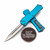 Microtech Hera II Mini Turquoise 2.90" Bayonet Satin 1701M-4TQ  By Edc Lifestyle