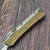 Microtech Knives Glykon 184-11OD Bayonet OD Green Stonewash Standard Partial Serrated