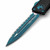 Microtech Combat Troodon Generation III 1142-3TQSK Double Edge Full Serated Turquoise Standard