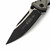 Microtech Socom Elite Manual 160-1NC Natural Clear Single Edge Black Standard