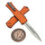Microtech Hera II Mini Orange 2.90" Bayonet Stonewash 1701M-10OR