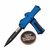 Microtech Hera II Mini Blue 2.90" Bayonet Black 1701M-1BL By Edc Lifestyle