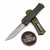 Microtech Hera II Mini OD Green 2.90" Recurve Stonewash 1705M-10OD