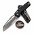 Microtech MSI Ram-Lok Black Fluted Aluminum 3.85" S/E Partial Serrated Apocalyptic 210-11APFL By Edc Lifestyle