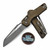 Microtech MSI Ram-Lok 30th Anniversary Dark Earth Tri-Grip Polymer 3.85" S/E Apocalyptic 210T-10APPMDE By Edc Lifestyle