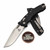Microtech Amphibian Manual Ram-Lok 30th Anniversary Black Fluted G-10 3.88" S/E Stonewash 137RL-10FLGTBK30 By Edc Lifestyle