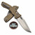 Microtech Amphibian Ram-Lok 137RL-10FRGTTA Frag Tan G-10 Stonewash Standard