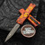 Microtech Hera II Mini Halloween Jack-o'-Lantern Pumpkin 2.90" D/E 1702M-1HWJLS By Edc Lifestyle
