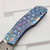 Prince Customs Protean Honeycomb Black Timascus w/Damasteel Blade Serial #165